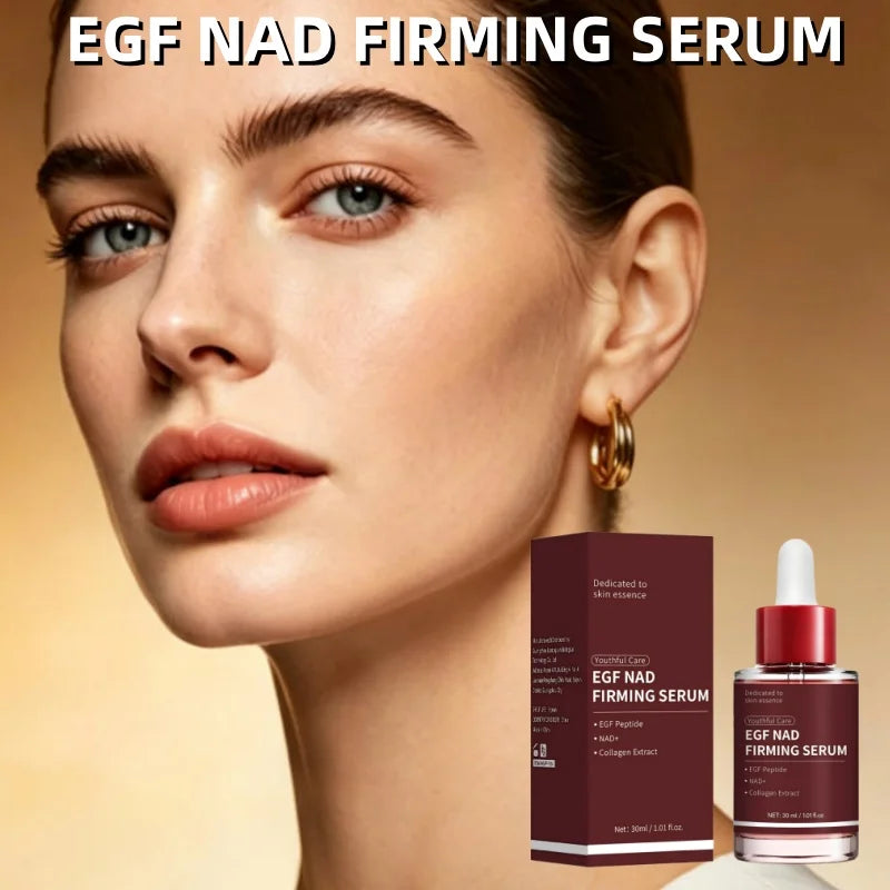 EGF NAD Firming Serum 30ml Long-lasting Hydrating Moisturizing Facial Essence Improve Fine Lines Skin Elasticity Revitalize Skin