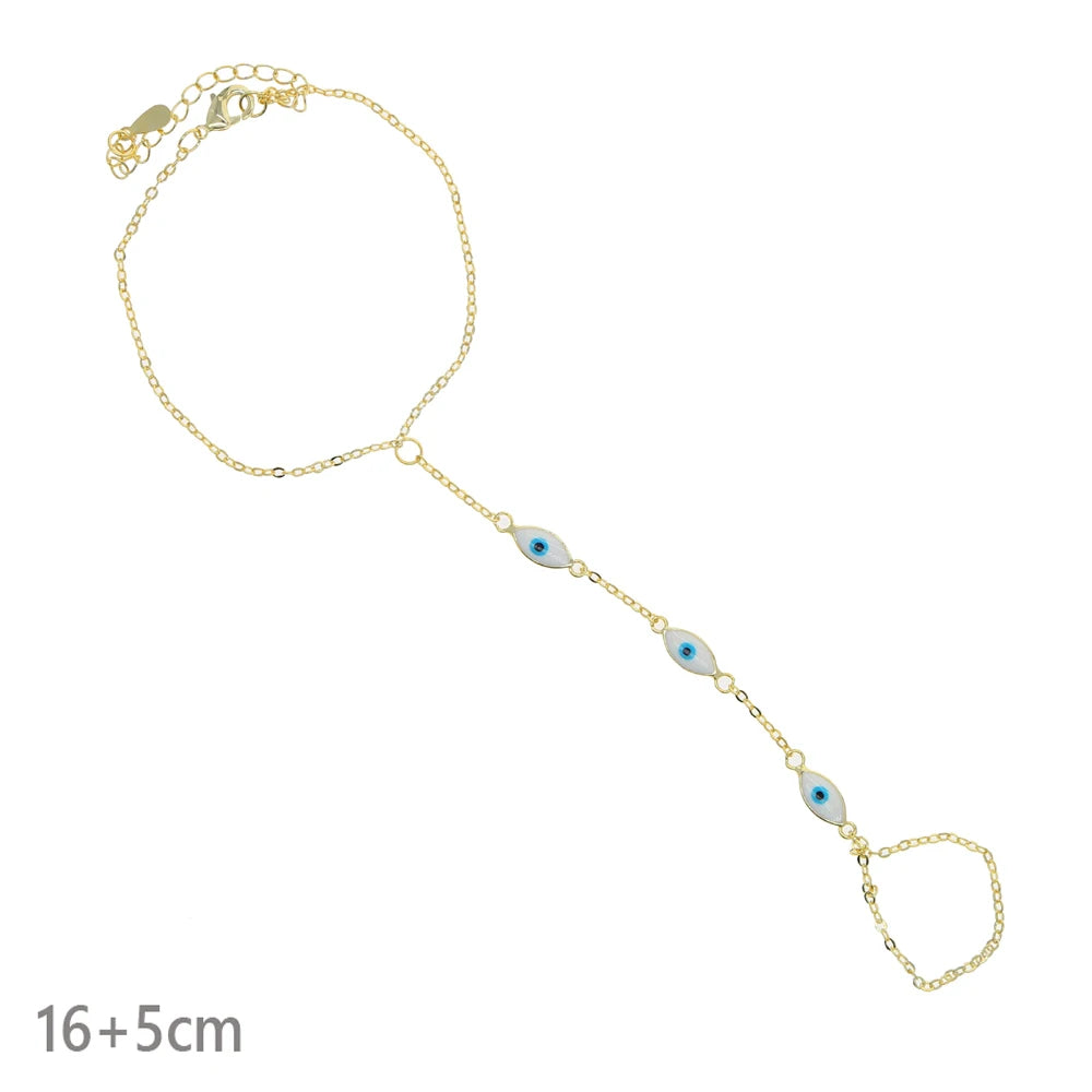 2026 New Triangle Round Cz Link Chain Bracelets for Women Paved White Cubic Zircon Gold Silver Color Fashion Jewelry