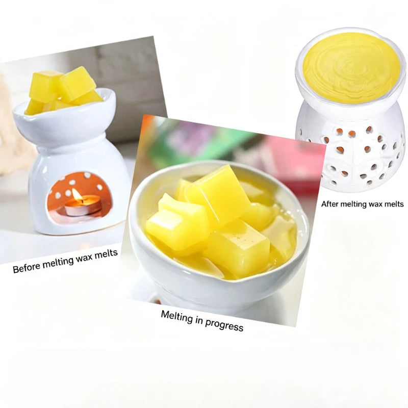 Solid Fragrant Wax Cubes Plant Essential Oil DIY Scented Candle Material Air Purifying Mood Relaxing Home Fragrance Wax Melts