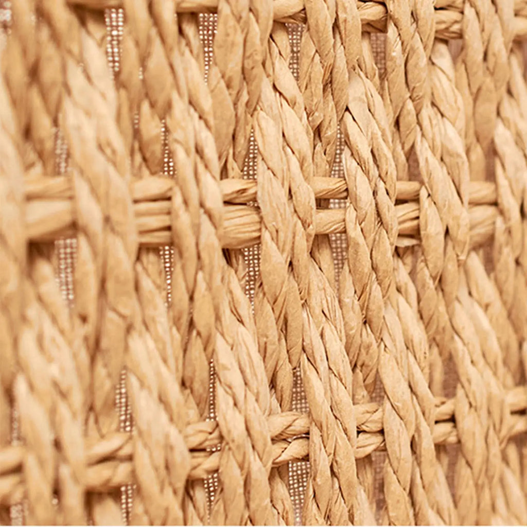 Woven Storage Baskets with Handles Handwoven Kitchen Storage Box for Vegetables and Fruit Toilet Desktop Sundries Home Organizer