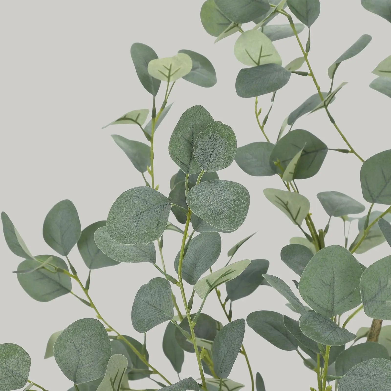 Artificial Tree Plant Eucalyptus Tree 4/5/6FT Tall, Modern Large Fake Plant Decor In Pot for Indoor Outdoor,Home Office Ideal Housewares Gift Decoration, Eucalyptus Tree