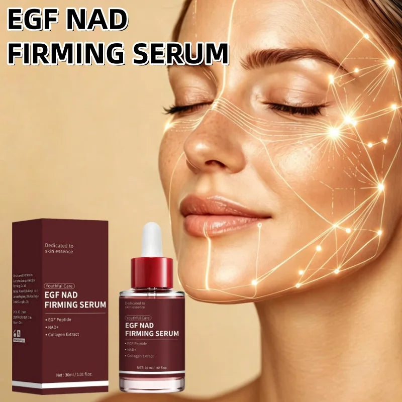 EGF NAD Firming Serum 30ml Long-lasting Hydrating Moisturizing Facial Essence Improve Fine Lines Skin Elasticity Revitalize Skin