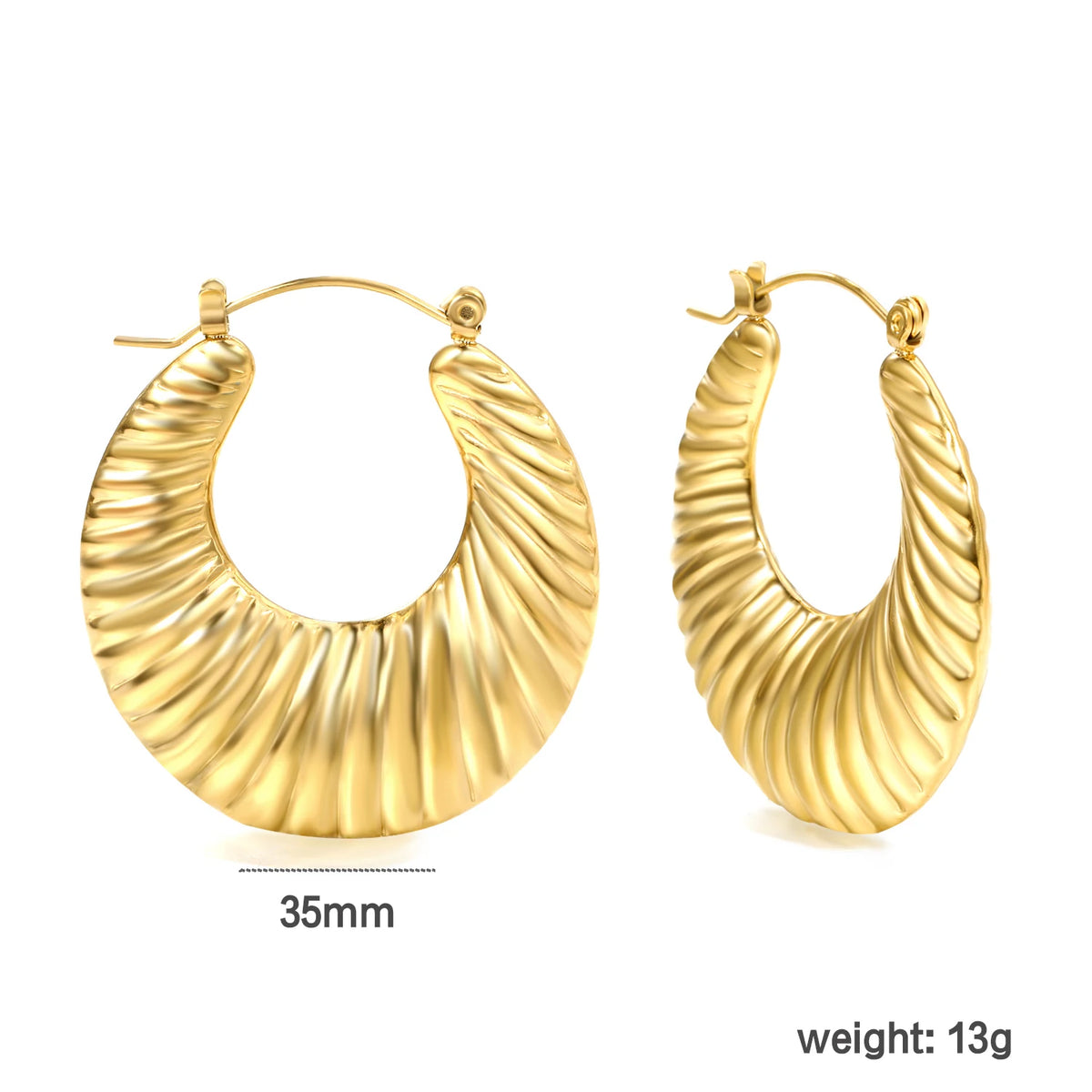 ASONSTEEL Fashion Luxury Exaggerated Circular Snake Hoop Earrings Pattern Serpentine Stainless Steel Jewelry Party Unique Design
