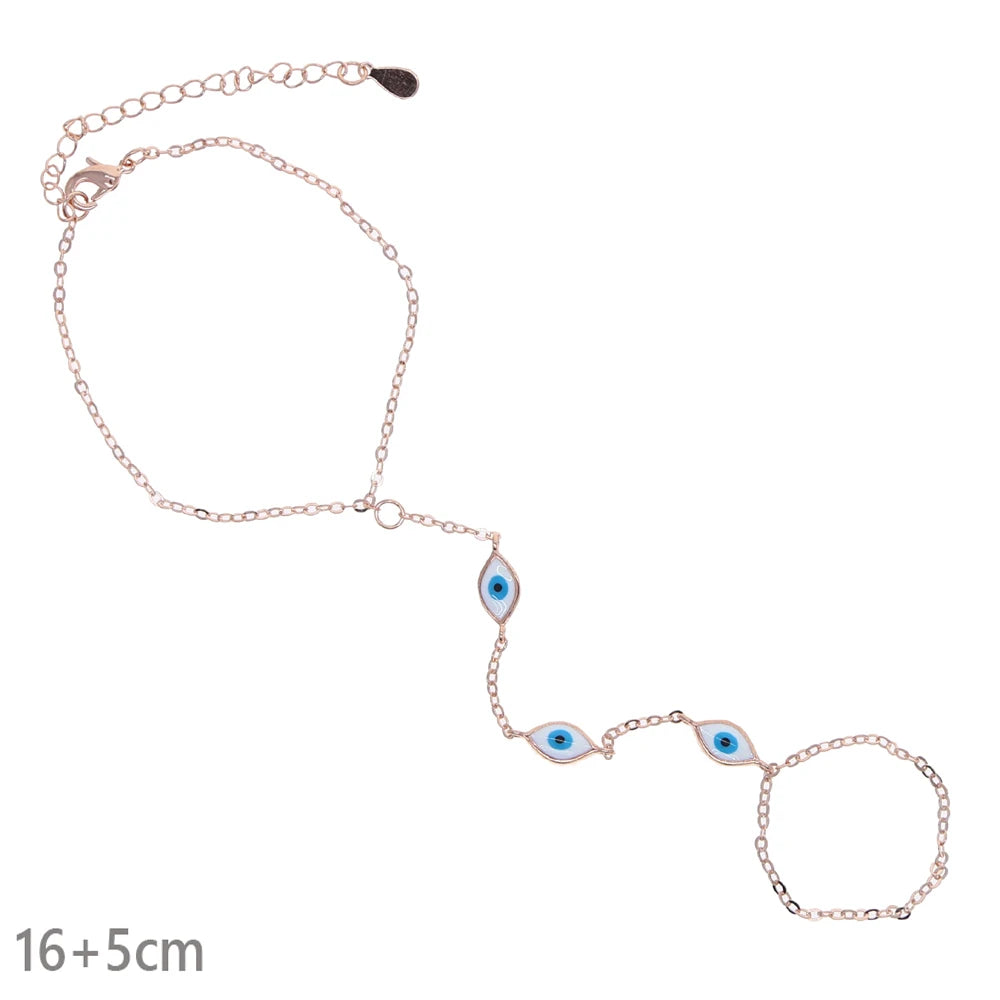 2026 New Triangle Round Cz Link Chain Bracelets for Women Paved White Cubic Zircon Gold Silver Color Fashion Jewelry