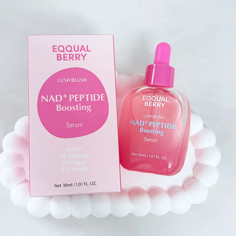 EQQUALBERRY Liquid Serum with PDRN Peptides Repairing Moisturizing Hydrating Brightening Skin Tone Improving Dull Complexion