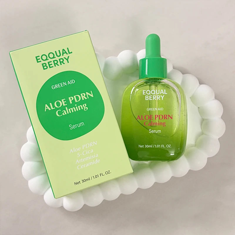 EQQUALBERRY Liquid Serum with PDRN Peptides Repairing Moisturizing Hydrating Brightening Skin Tone Improving Dull Complexion