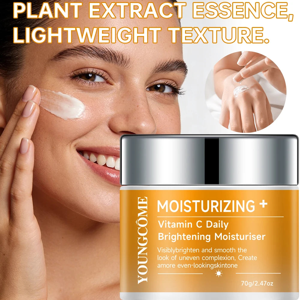 Vitamin C Brightening Face Cream - Daily Hydration Visibly brighten and smooth the look of uneven complexion 40/70g