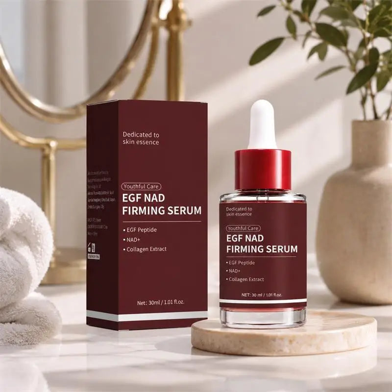 EGF NAD Firming Serum 30ml Long-lasting Hydrating Moisturizing Facial Essence Improve Fine Lines Skin Elasticity Revitalize Skin