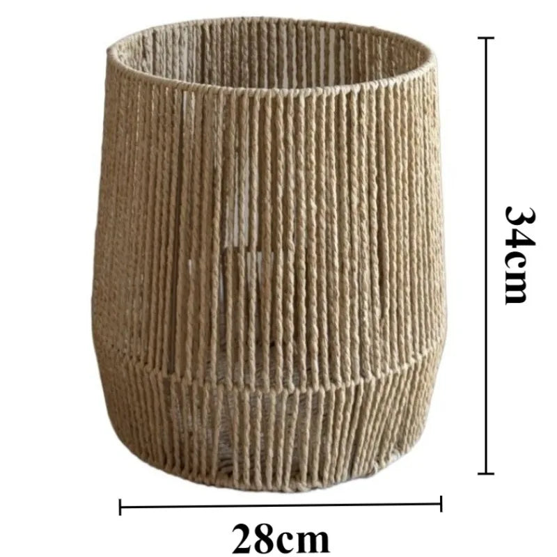 Weaving Dirty Laundry Basket Household Storage Baskets Modern Fabric Organizing Basket Bathroom Organization Furniture Baskets