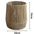Weaving Dirty Laundry Basket Household Storage Baskets Modern Fabric Organizing Basket Bathroom Organization Furniture Baskets