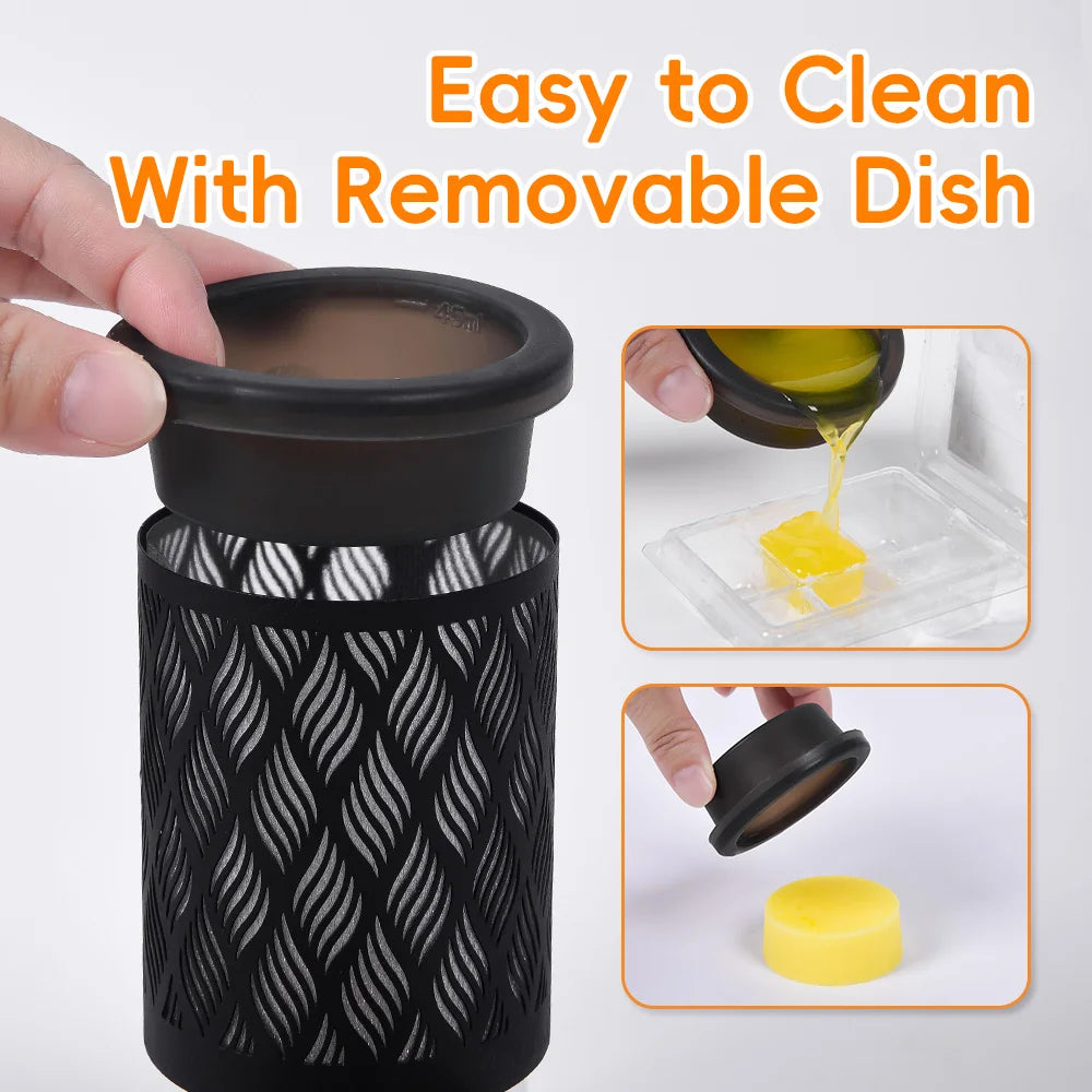 Scented Wax Melting Burner Aromatherapy Wax Melt Warmer Indoors Electric Fragrance Diffuser Home Wax Melt Warmer Decor US Plug