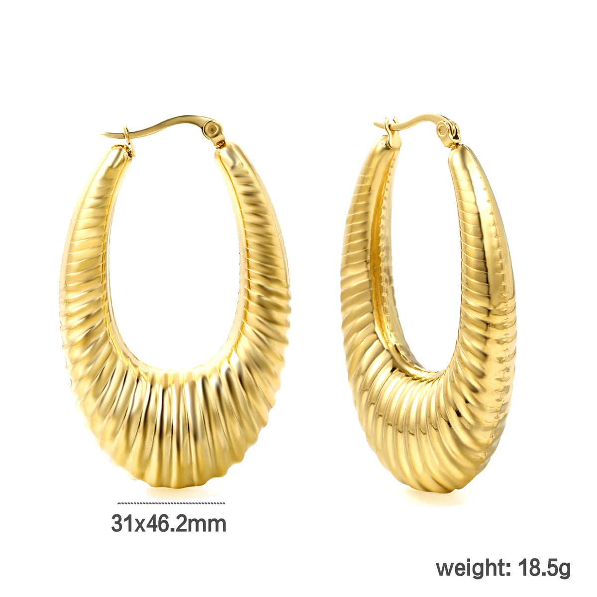 ASONSTEEL Fashion Luxury Exaggerated Circular Snake Hoop Earrings Pattern Serpentine Stainless Steel Jewelry Party Unique Design