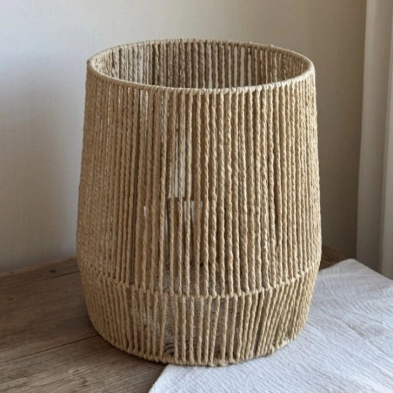 Weaving Dirty Laundry Basket Household Storage Baskets Modern Fabric Organizing Basket Bathroom Organization Furniture Baskets