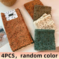 4Pcs Flower Dishwashing Towels - Quick-Drying Cleaning Cloth, Thickened & Soft, Breathable, Reusable for Kitchen, Bath, Car & Gl